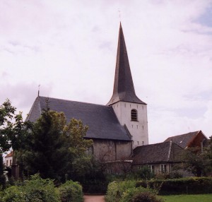 De kerk van Lichtenvoorde, vlakbij de locatie van het voormalige Hof te Lichtenvoorde.