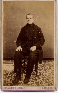 Antoni Joannes te Vaarwerk op Biezebeek (1814-1891). Foto van ca. 1877 (coll. auteur).
