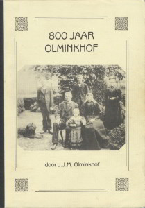 In 1988 verscheen deze familie- en boerderijgeschiedenis Olminkhof, geschreven door Joop Olminkhof, die zelf op de 'Jonge Scholte', zoals Olminkhof ook genoemd werd, in Olden Eibergen (hoek Stokkersweg-Needseweg) geboren was.